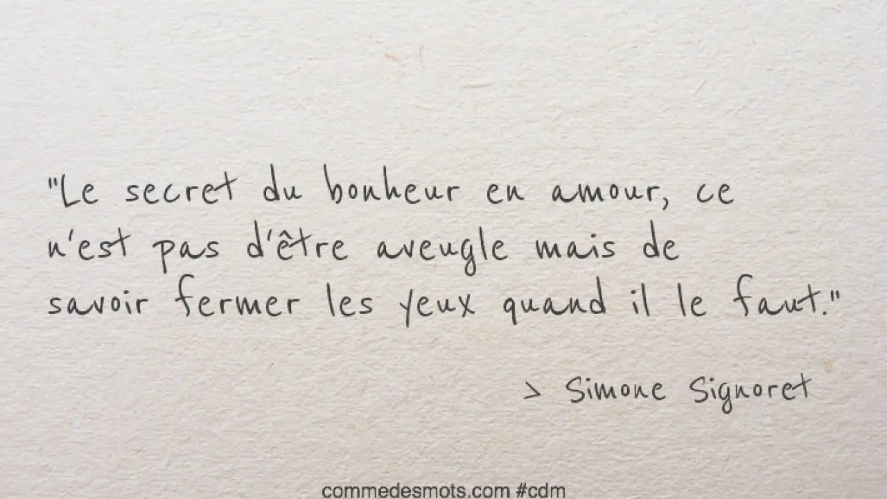 30 Citations Sur L'Amour Secret